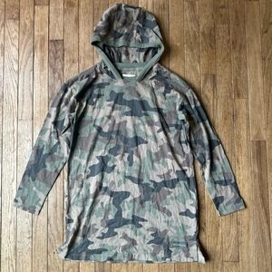 Columbia Girls Camo Tunic Long Sleeve Hooded Size XL Activewear Hooded Outdoor S